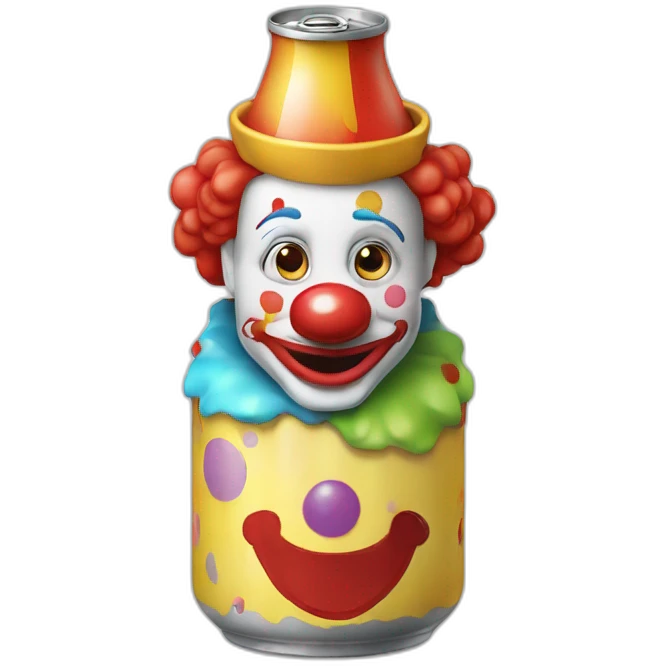 clown in a bidon emoji