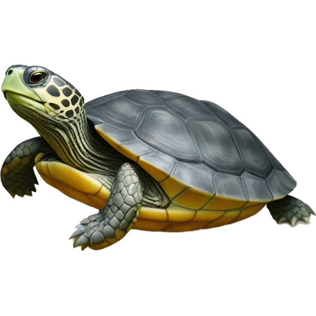 Diamondback terrapin turtle emoji