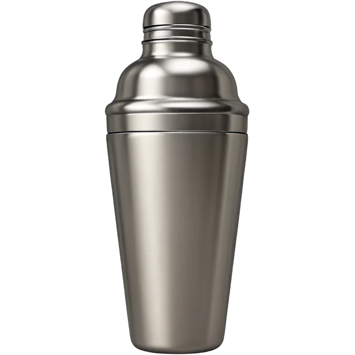 A boston cocktail shaker in ios emoji style emoji