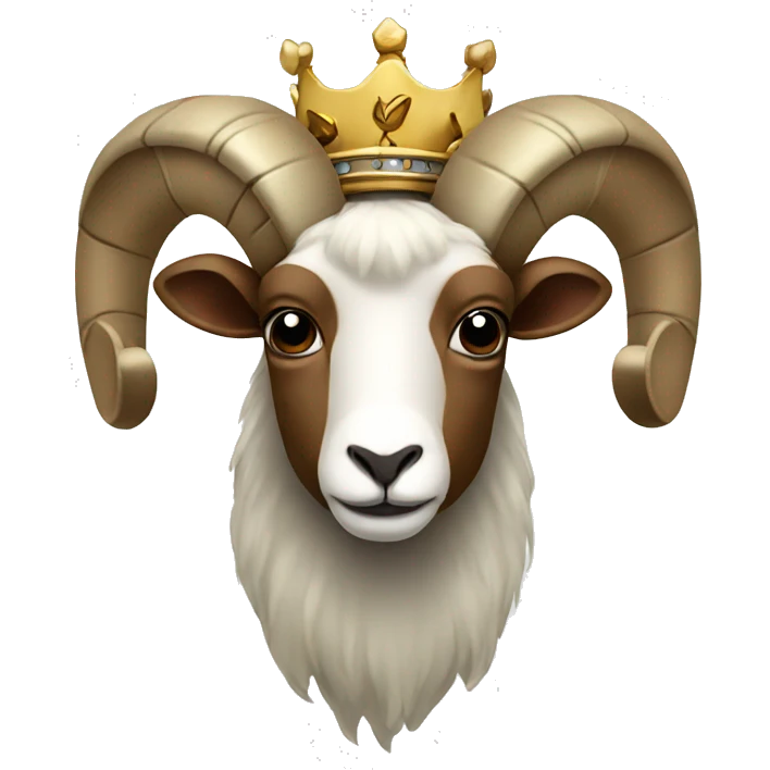 Ram with crown emoji