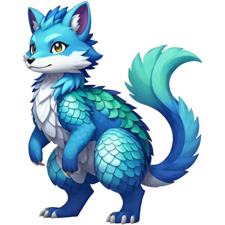 Anthro Sona Fantasy Fakemon Full Body emoji