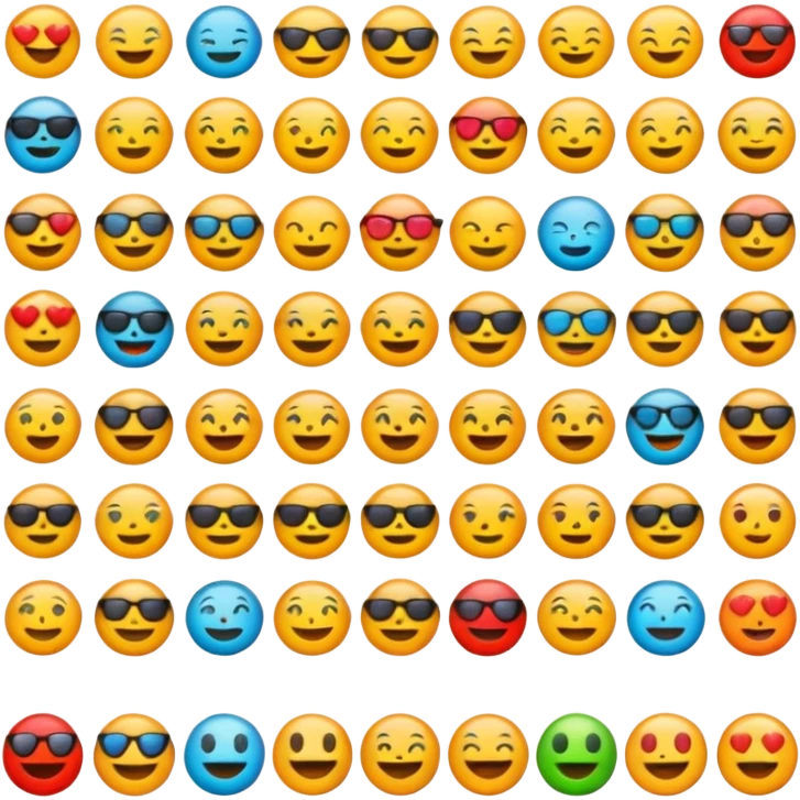 Colagem emoji astheric  emoji