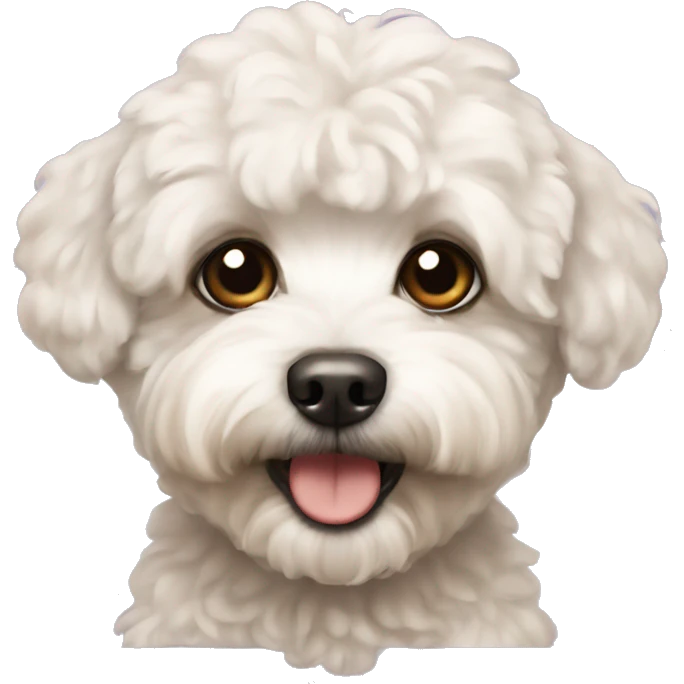 Quite maltipoo emoji