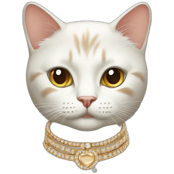 Cartier fashionable cat emoji