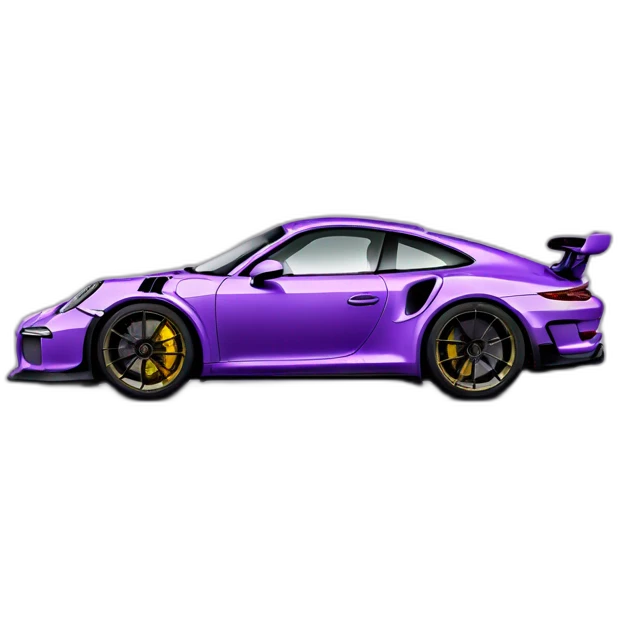 porsche 911 gt3 rs violette emoji