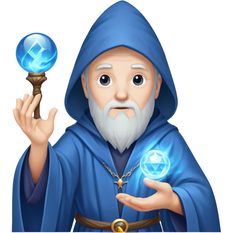 Wizard casting spells emoji