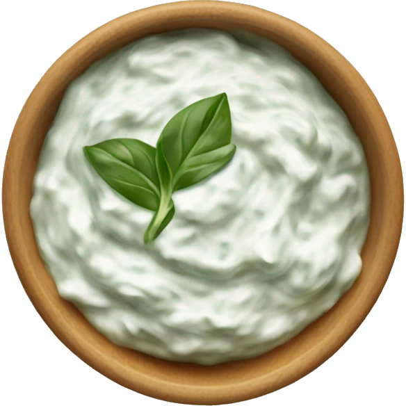realistic Tzatziki sauce emoji
