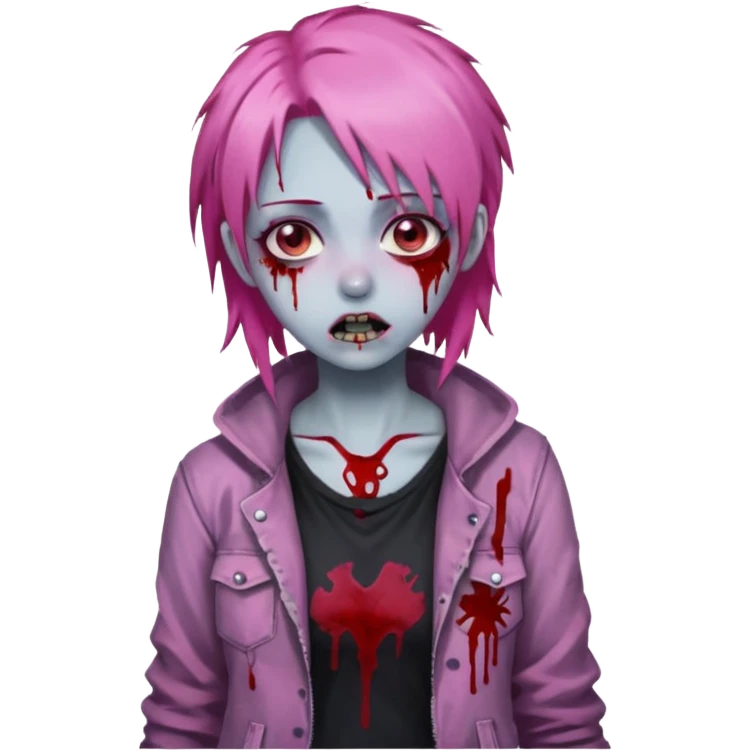 Anime Pink ZombieGirl She/Her emoji