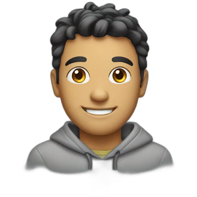 a smiling hoody emoji