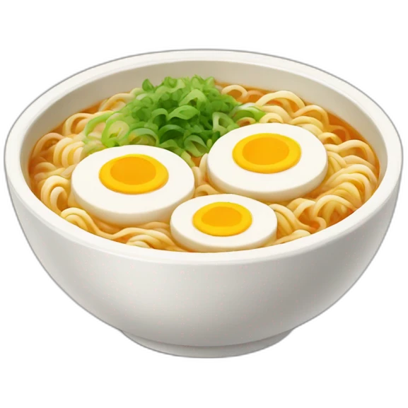 Ramen bowl emoji