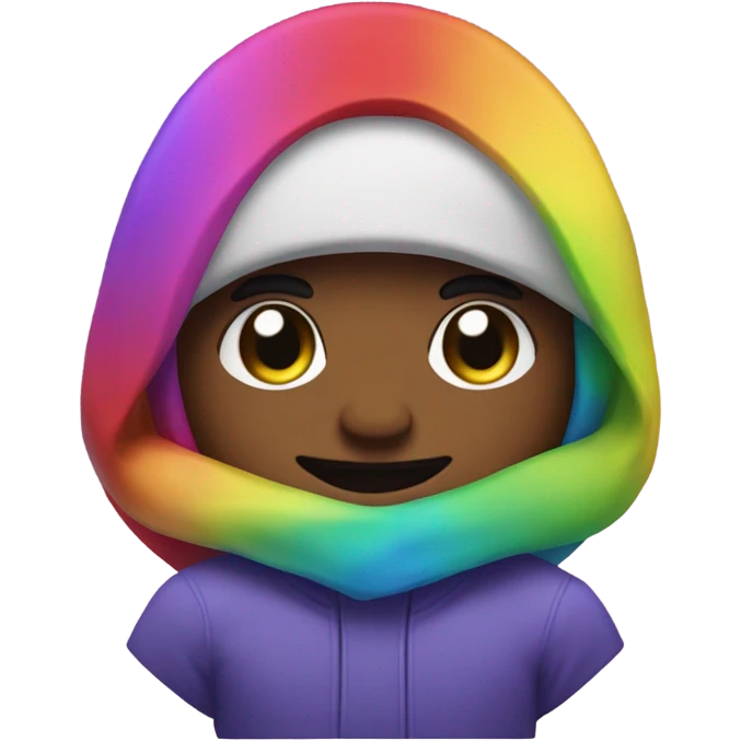Rainbow among us  emoji