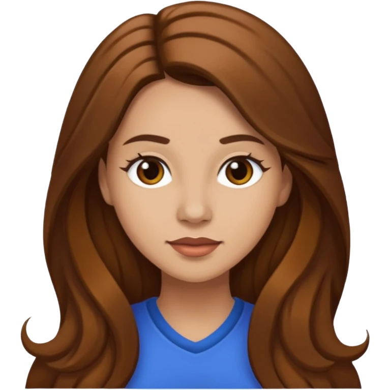 Aundrea Fimbres with long brown hair, light skin emoji
