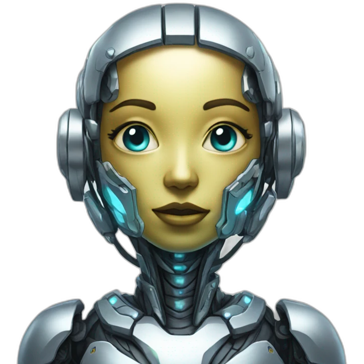 Iridescent Cyborg  emoji