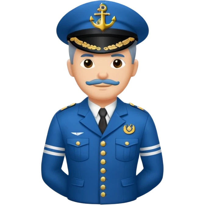 Haz a un marinero antiguo cuerpo entero emoji