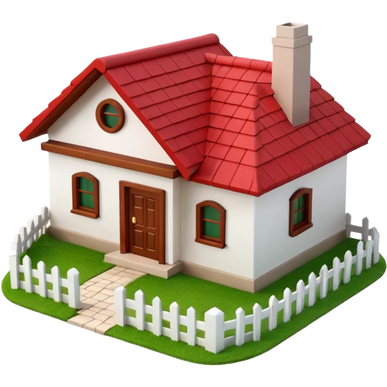 can u do simple house 3d image for my video  emoji