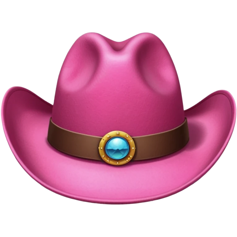 Pink cowboy hat emoji