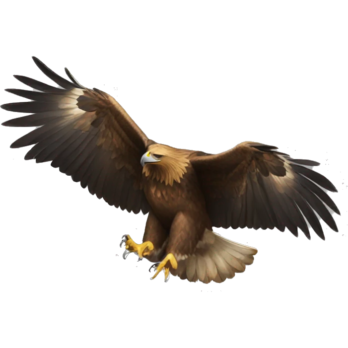 Golden eagle emoji