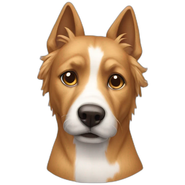 chat sur un chien emoji