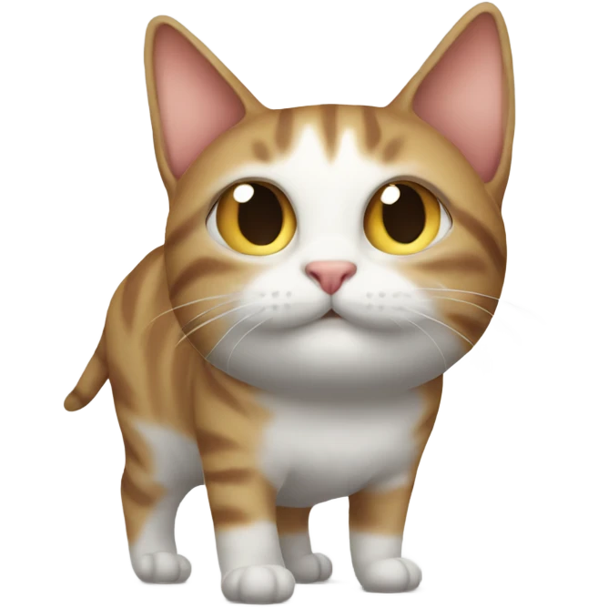Cat with a massive butt emoji