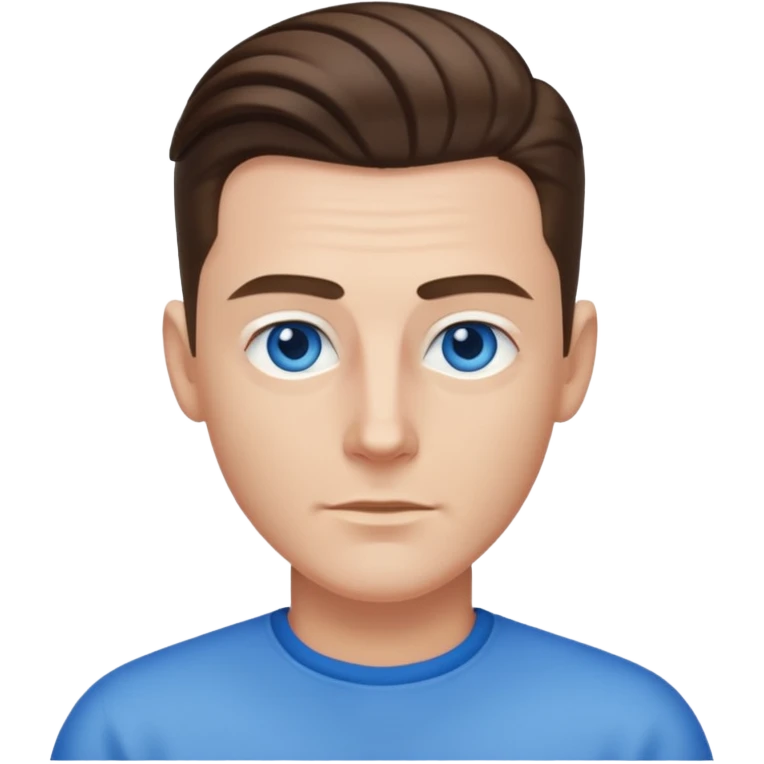 white dude with slick back hair emoji