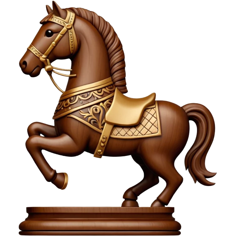 Trojan horse chess piece emoji