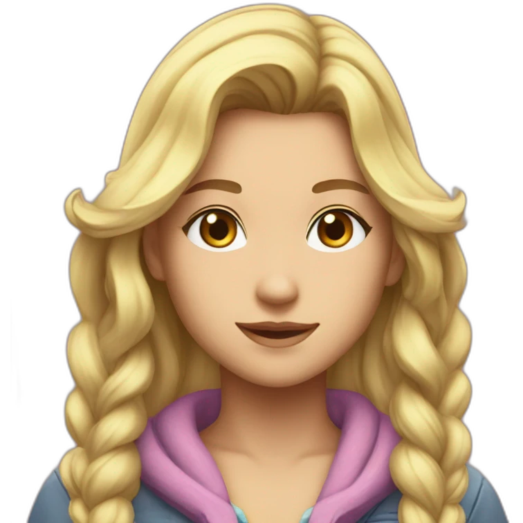 Blake blossom emoji