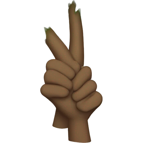 Two clasping palms emoji
