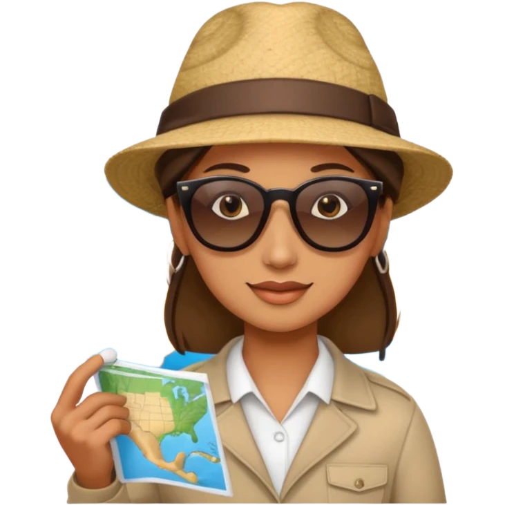 tour guide in USA emoji