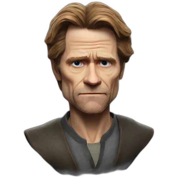 Willem defoe most sane pose emoji