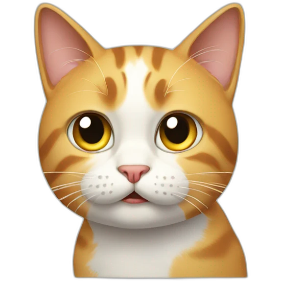 Cat confused emoji