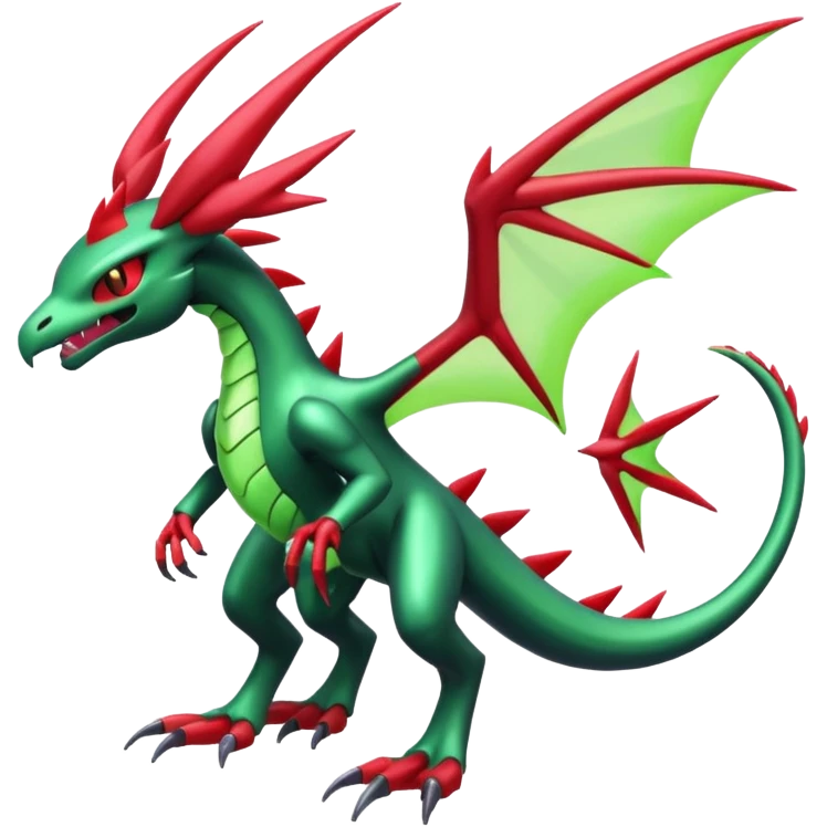 Shiny Aural Darkrai-Flygon-Genesect-Fakémon-fusion (full body) emoji