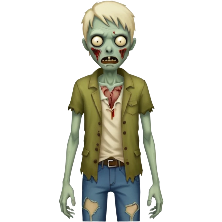 skinny zombie emoji