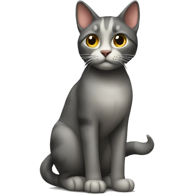 standing cat, side view emoji