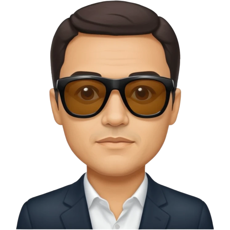 Pedro Sánchez with sunglasses, classic Telegram sticker emoji