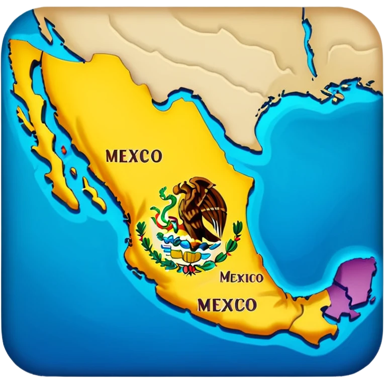 mexico mapa emoji