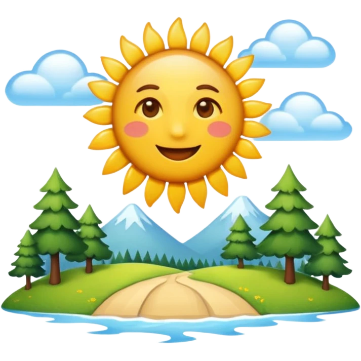 sunny day emoji