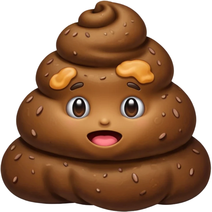 plain poop  emoji