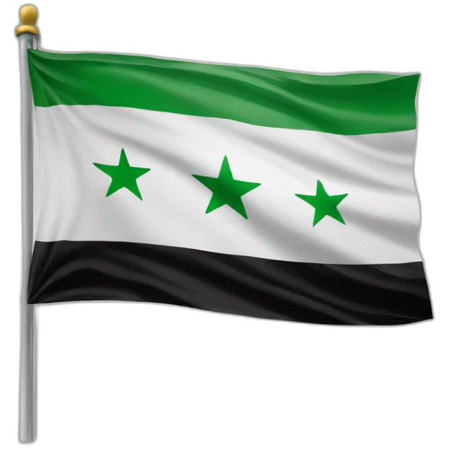 Free Syrian Flag emoji