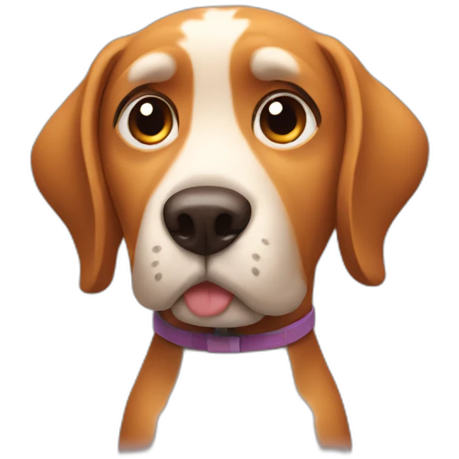 a dog that shrugs emoji