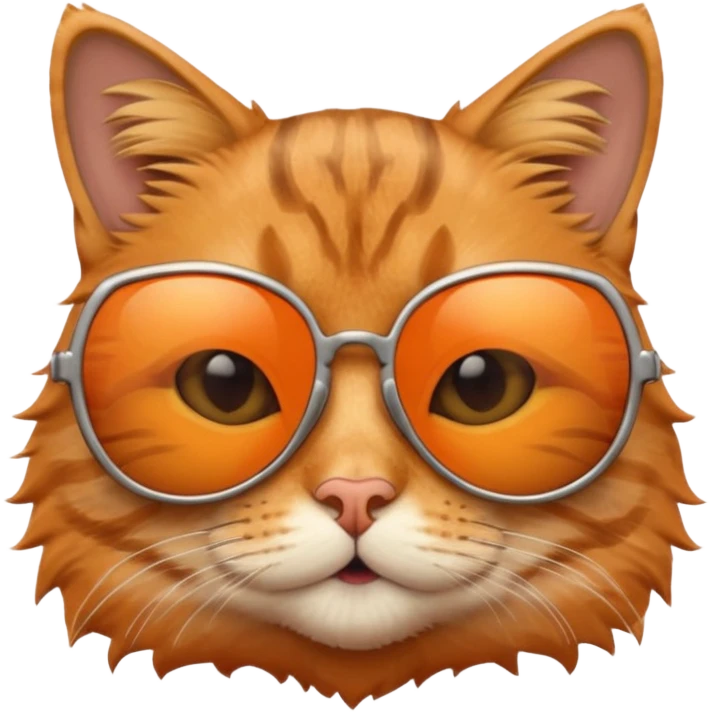 Cat wearing sunglasses emoji