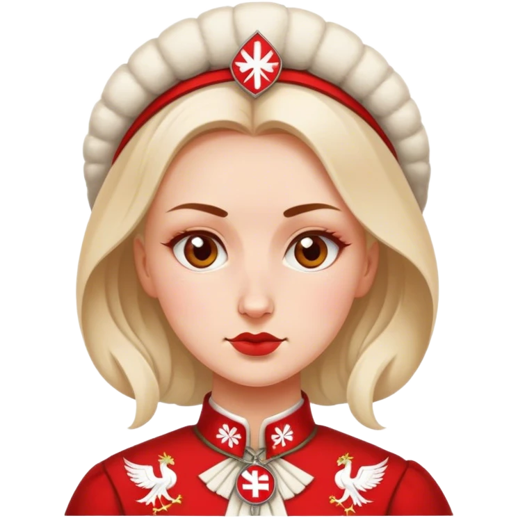 polish patriot woman nationalist emoji
