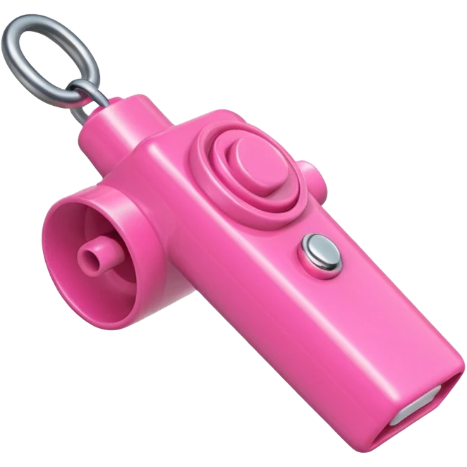 pink whistle emoji