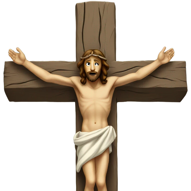 Jesus on the cross emoji