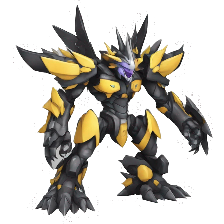  Cool Edgy Digimon-Fakemon-WarGreymon with edgy markings full body emoji