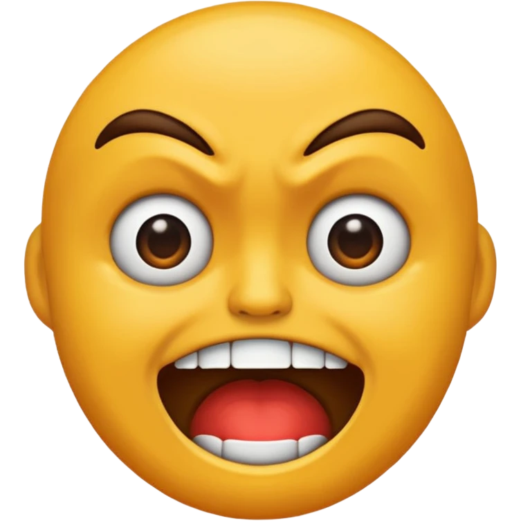Cringing 😬 👿  emoji