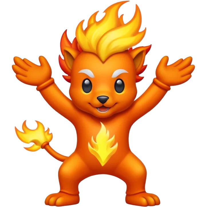 liberty university sparky flames emoji