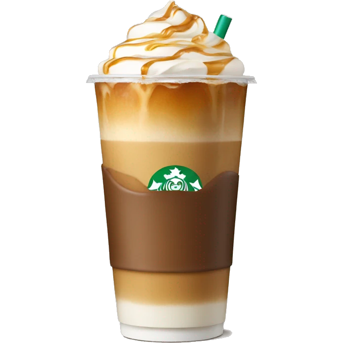 Starbucks caramel machiato emoji