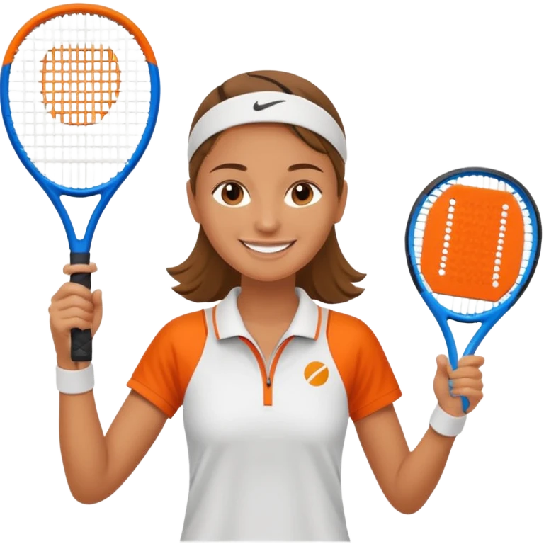women after padel emoji
