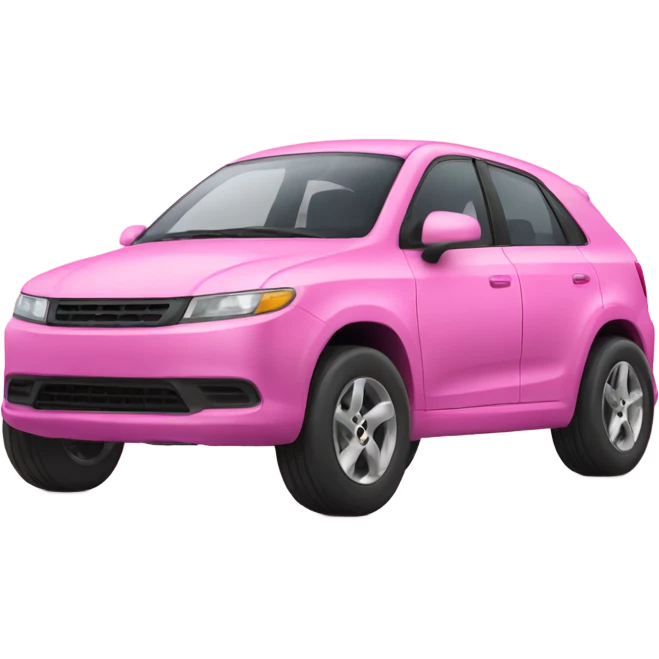 car with fat wheels and it’s pink emoji