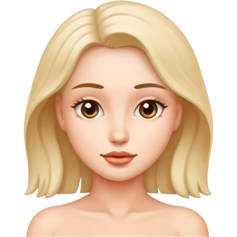 Голая девушка emoji